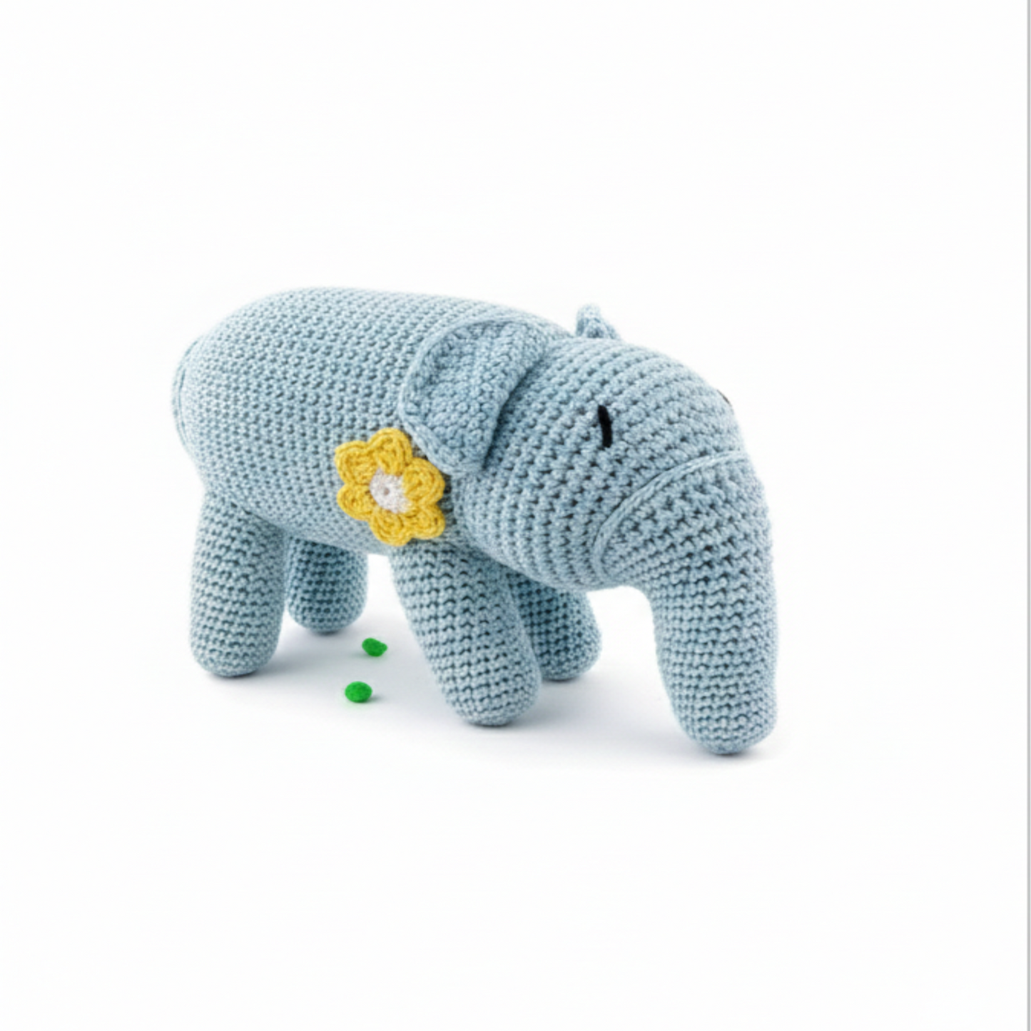 Handmade crochet elephant plush toy - Premium amigurumi home decor