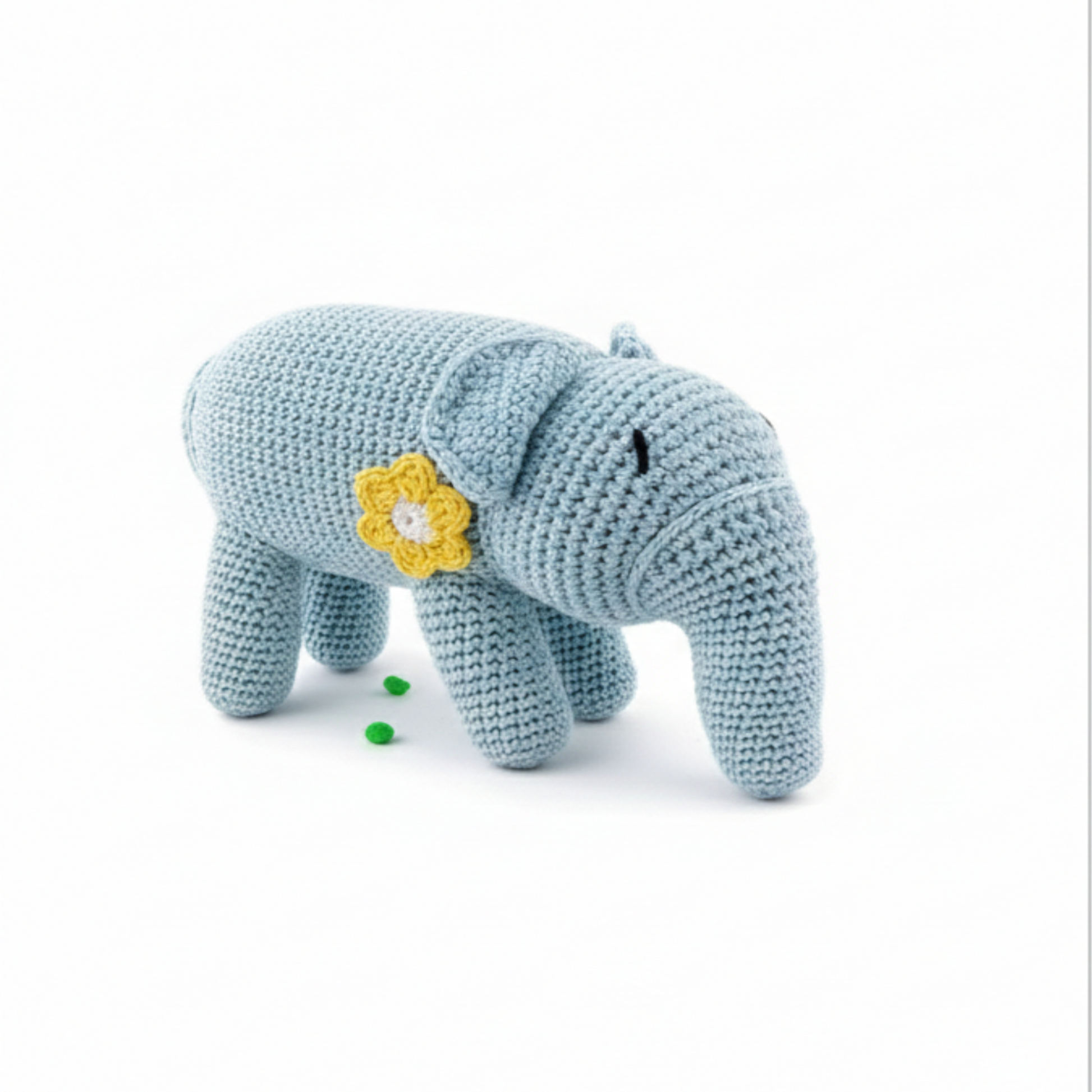 Handmade crochet elephant plush toy - Premium amigurumi home decor