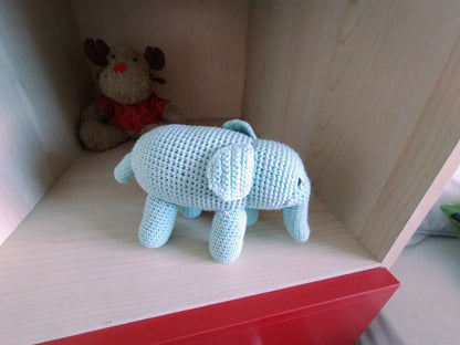 crochet elephant plush Amigurumi Fatto a Mano | Peluche Crochet Italia