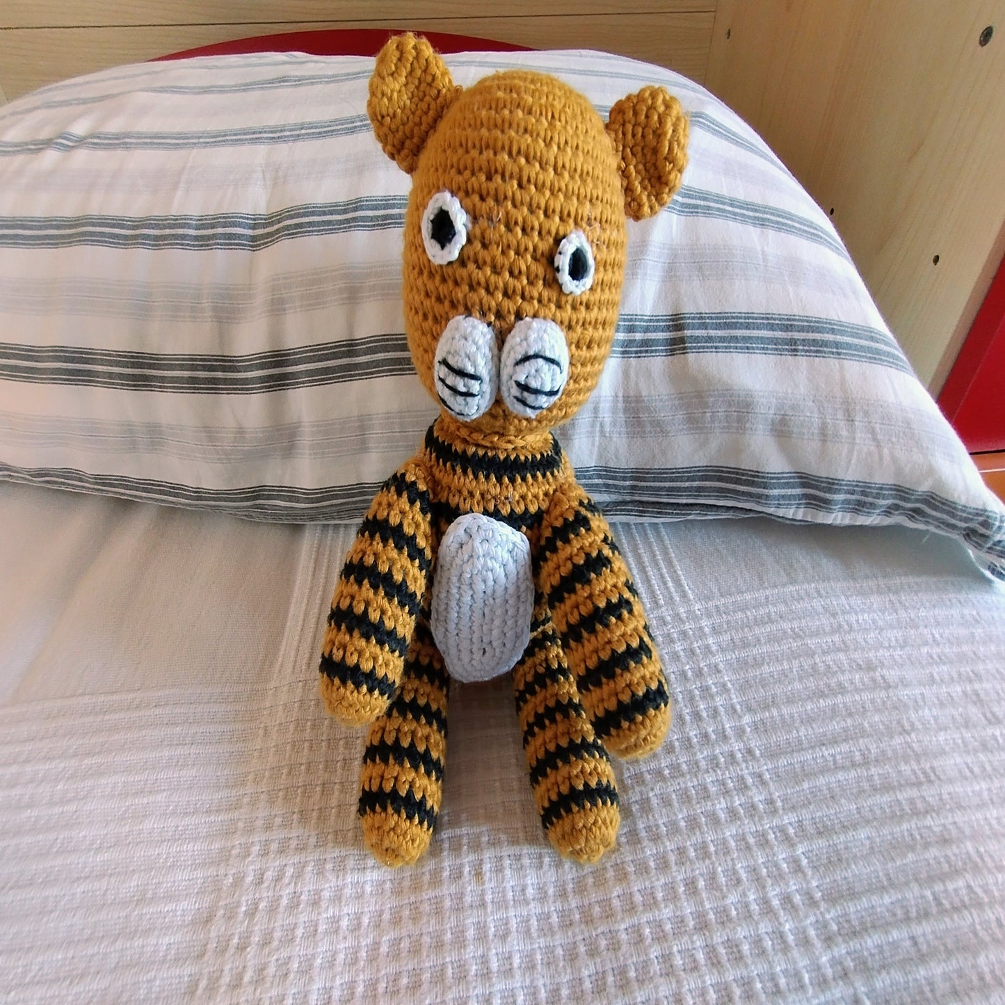 Luxury Tiger Amigurumi – Handmade Crochet Plush | Premium Handmade Gift