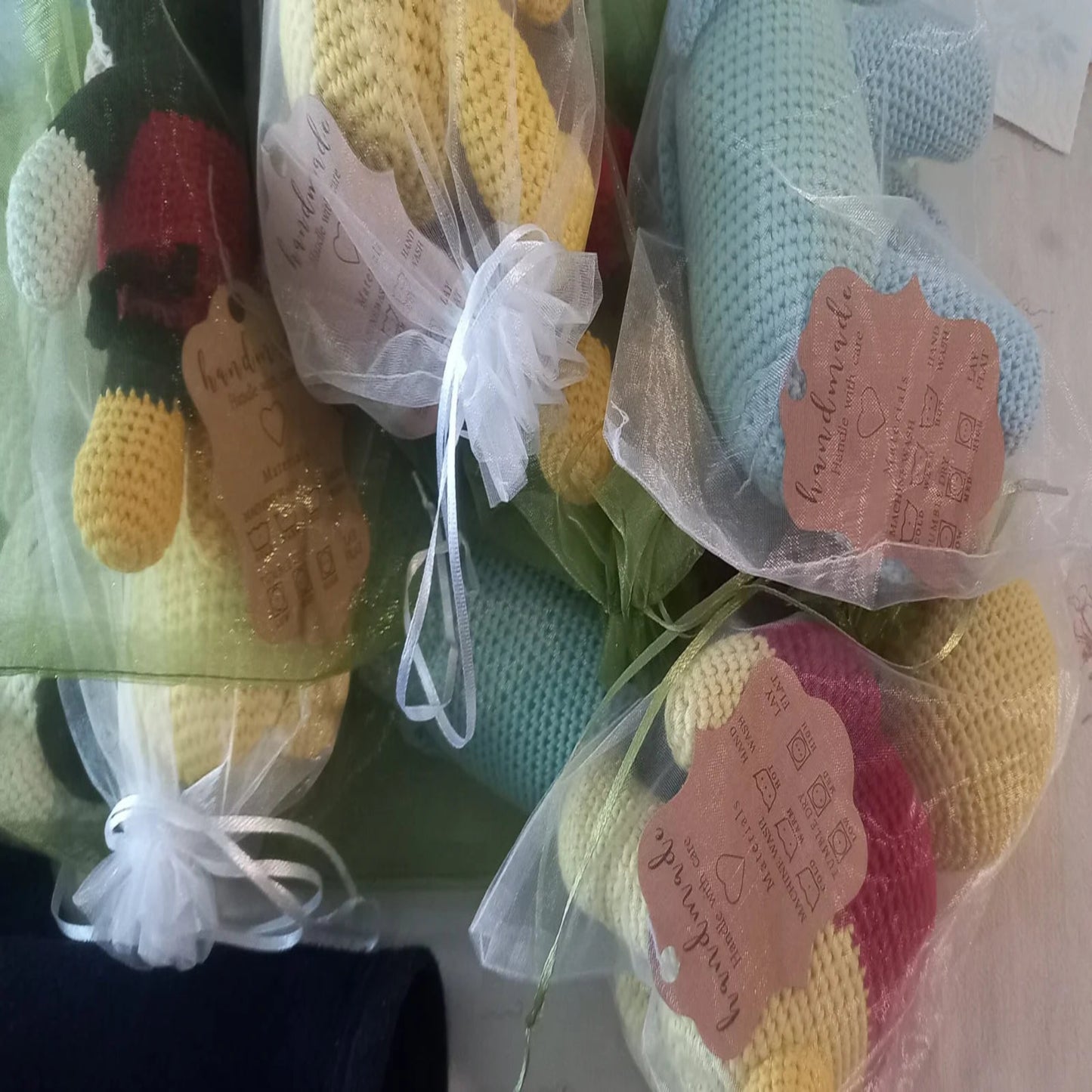 Amigurumi tiger handmade crochet tiger shipping box ready